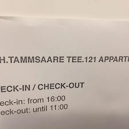 A.h.tammsaare Tee.121 Lejlighed